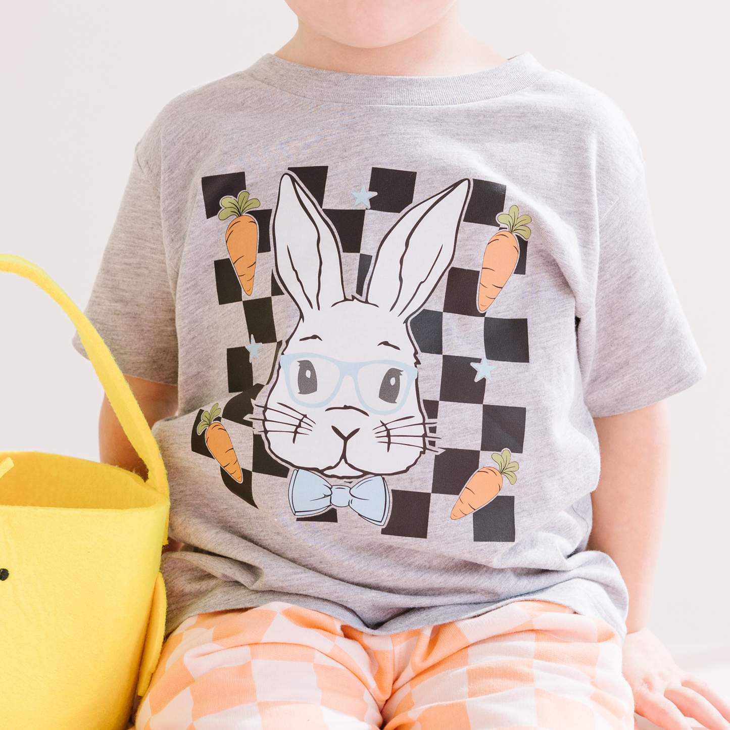 Cotton Tail Bunny Bow Tie Tee