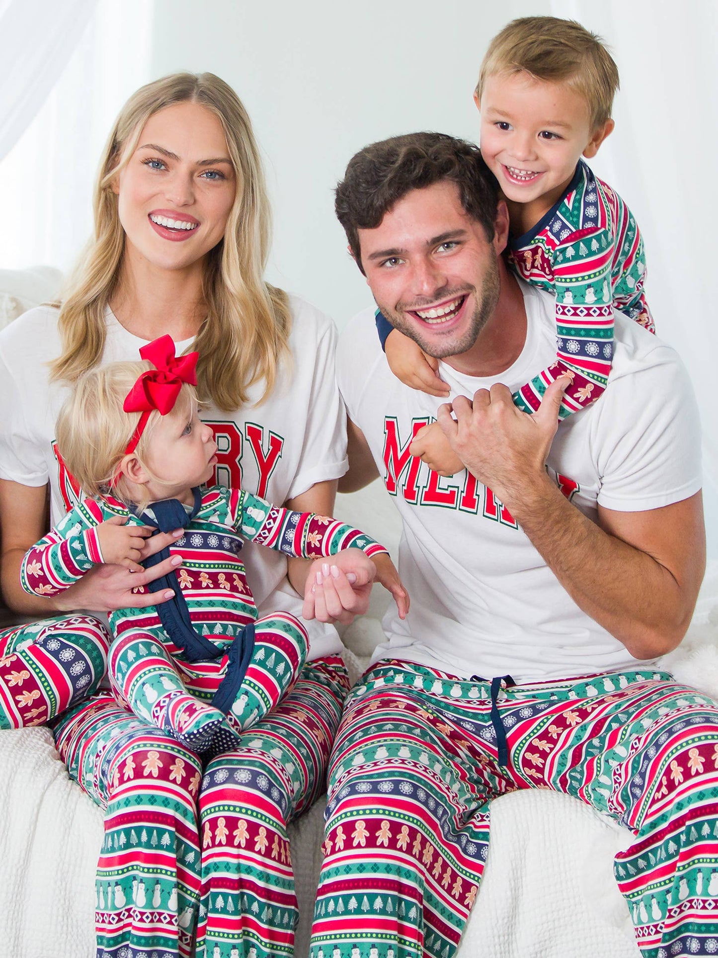 Fair Isle Friends Bamboo Footed Ruffle Pajama