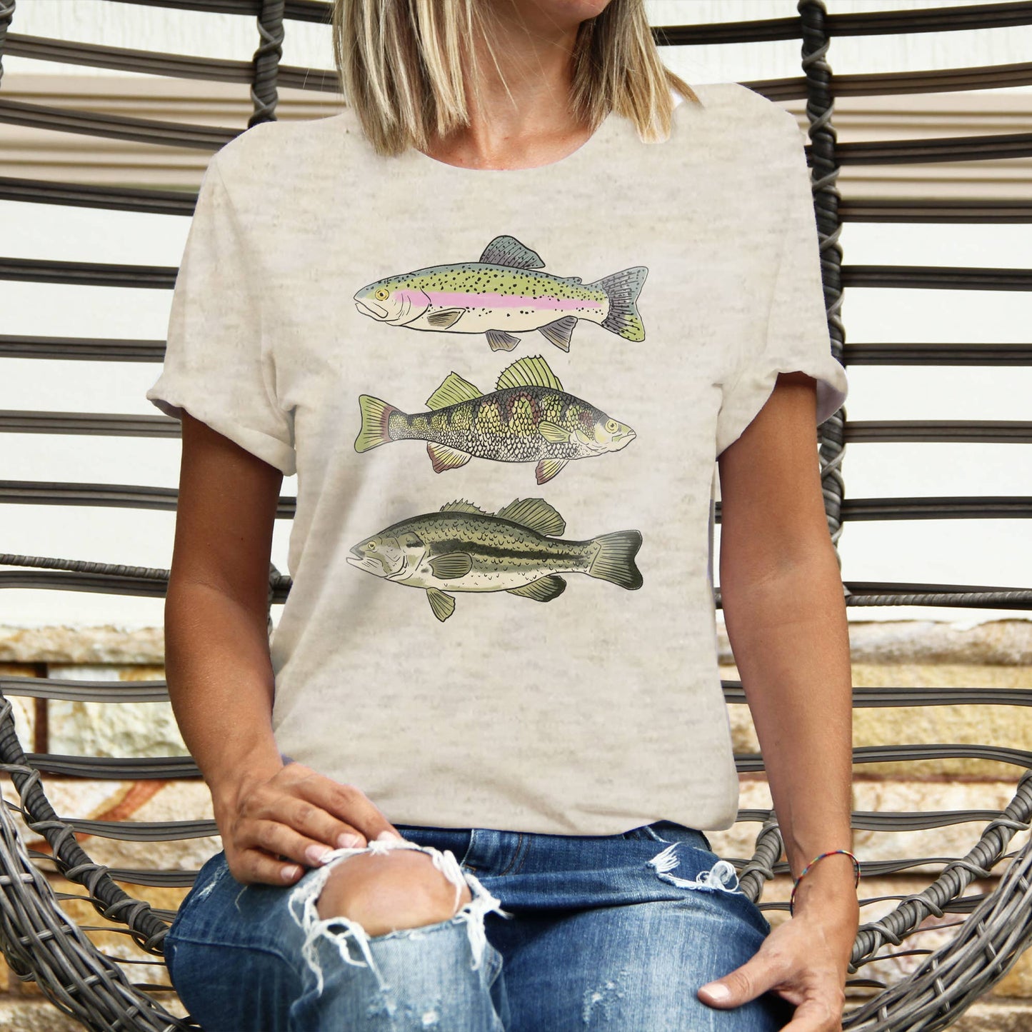 Three Fish Adult Tee