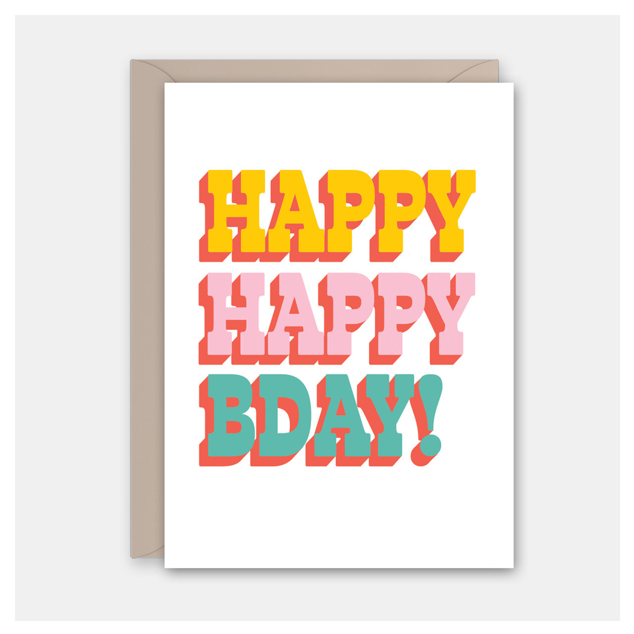 Happy Happy BDay Card