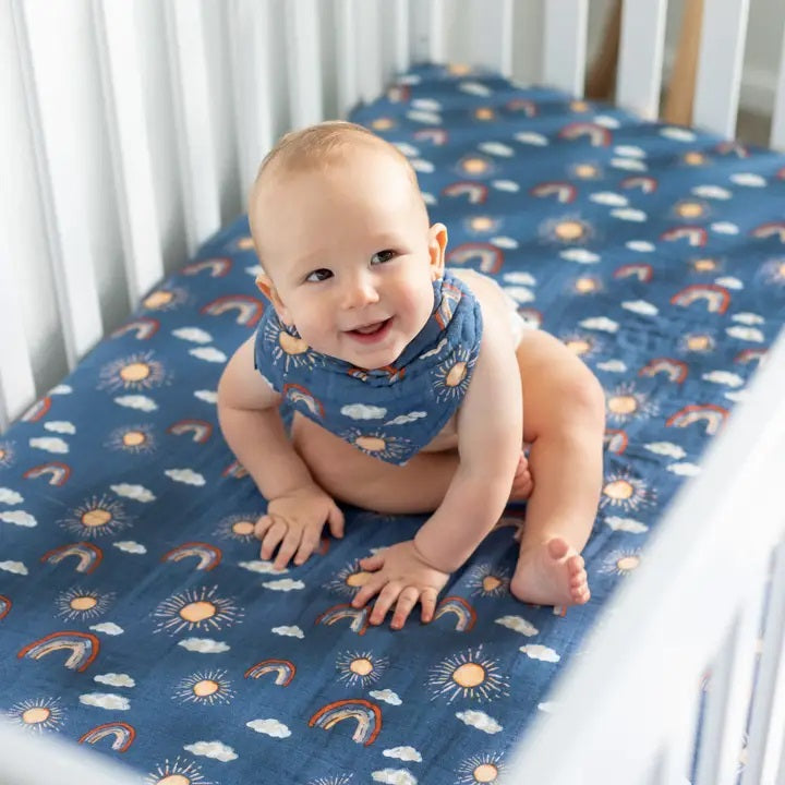 Narwhal + Hello Sunshine Bandana Bibs