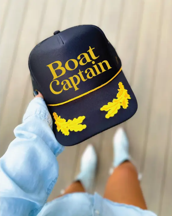 Boat Captain Trucker Hat
