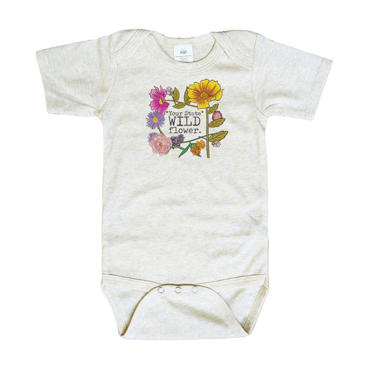 Indiana Wild Flower Onesie