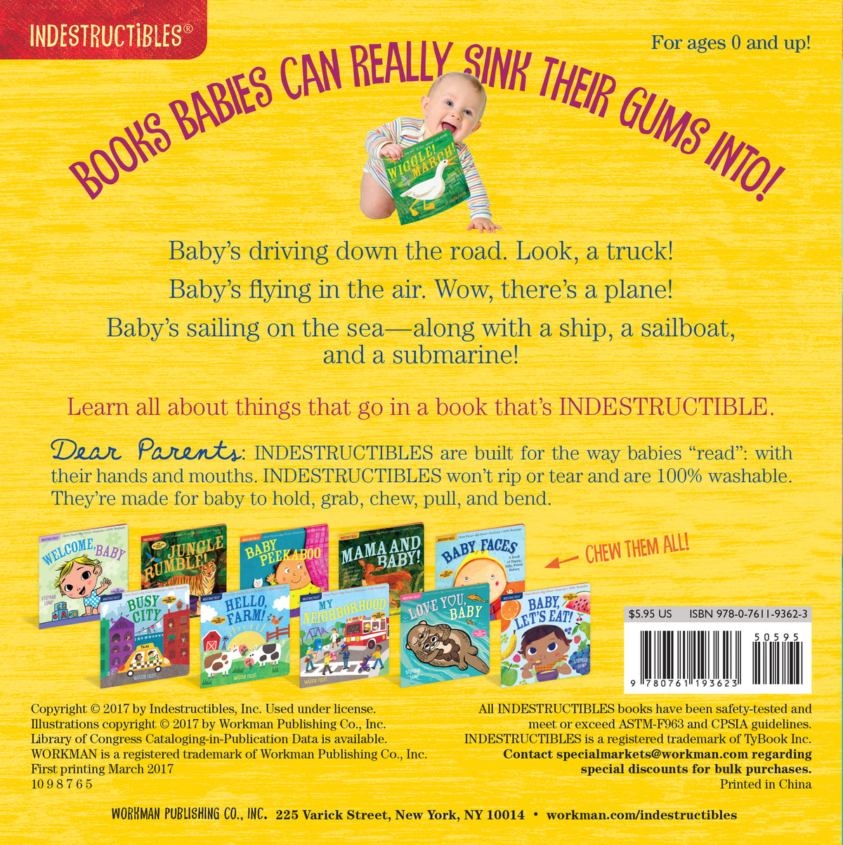 Things That Go! Indestructibles