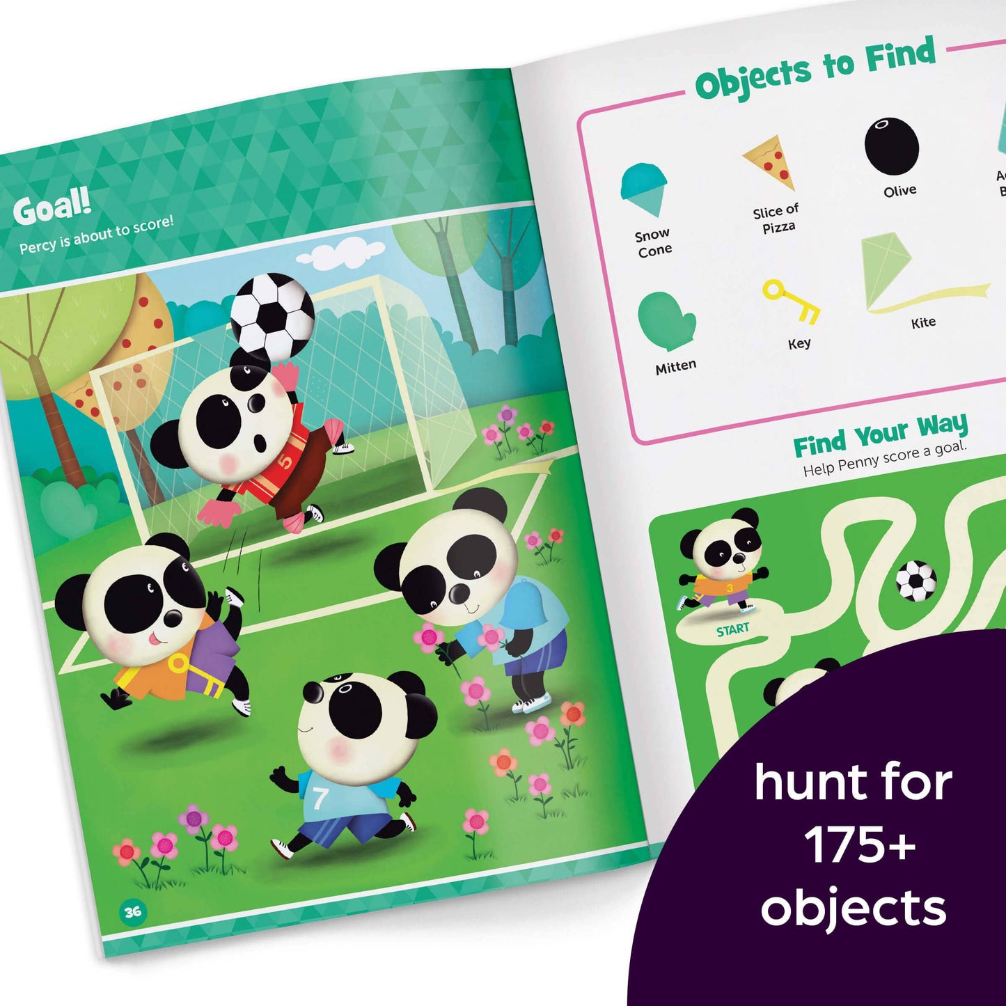 Baby Animal Hidden Pictures Puffy Sticker Playscenes