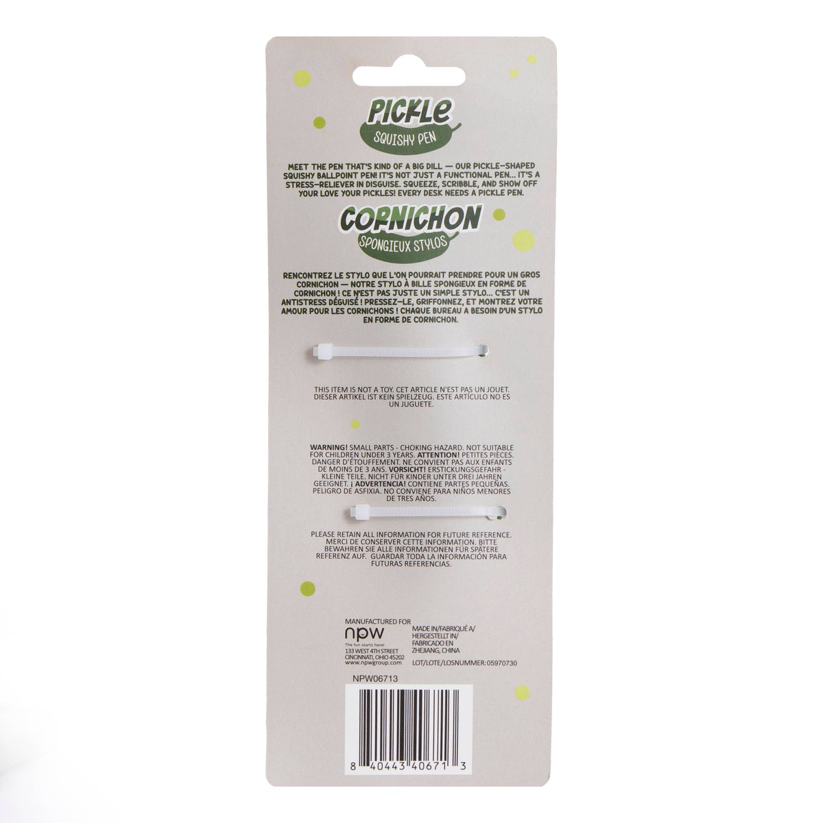 Pickle Squishy Pen