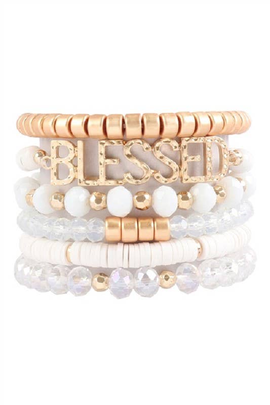 LR BLESSED CHARM BEADED BRACELET