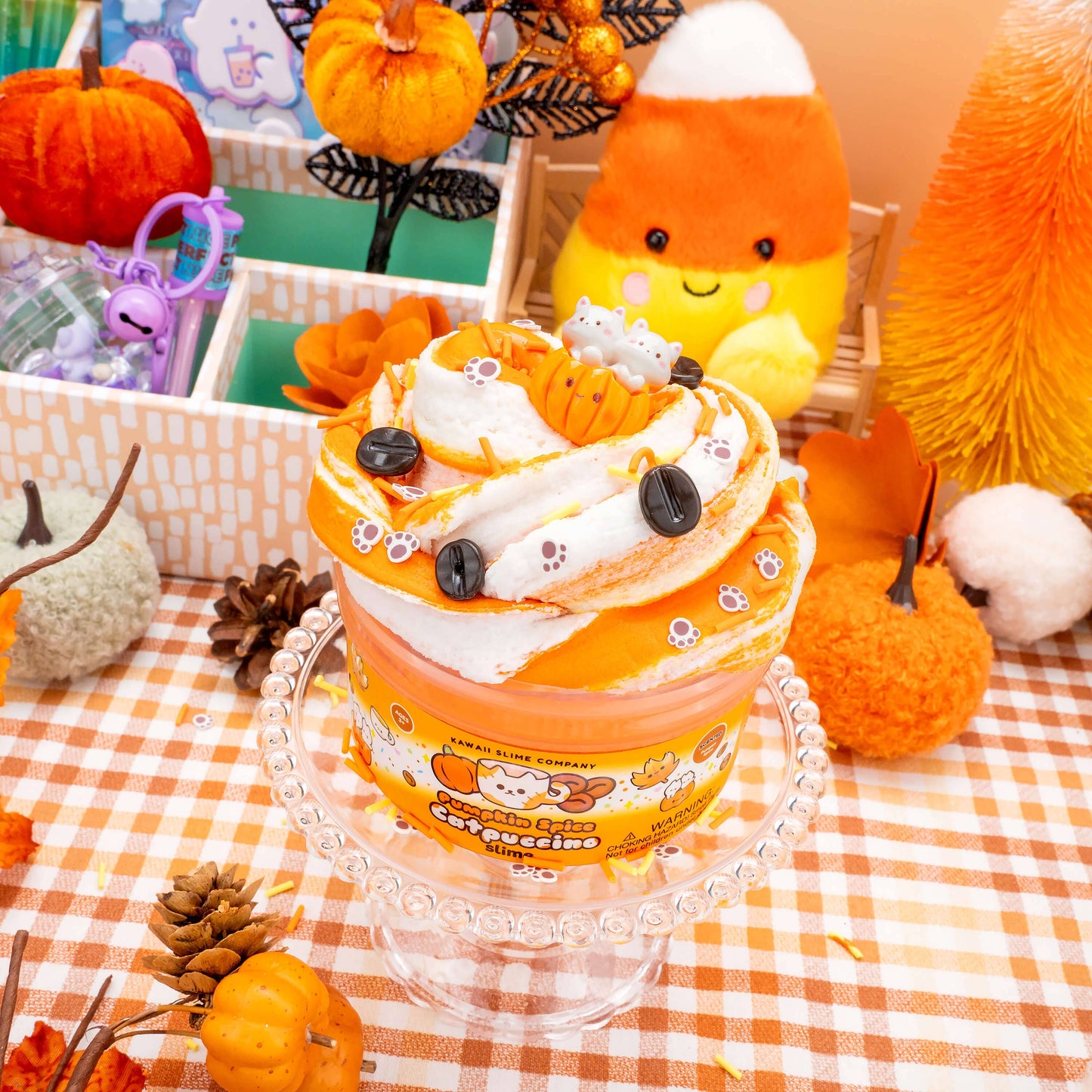 Pumpkin Spice Catpuccino Slime