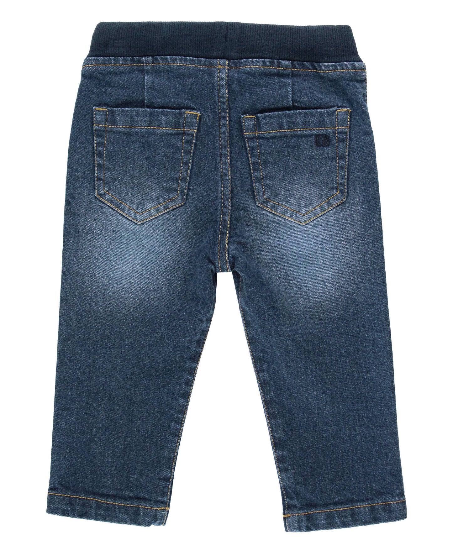 Medium Wash Pull-on Jeans