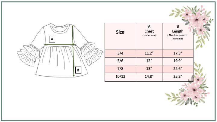 Kids Wine 3 Ruffle Sleeve Blouse Fall Winter Shirt