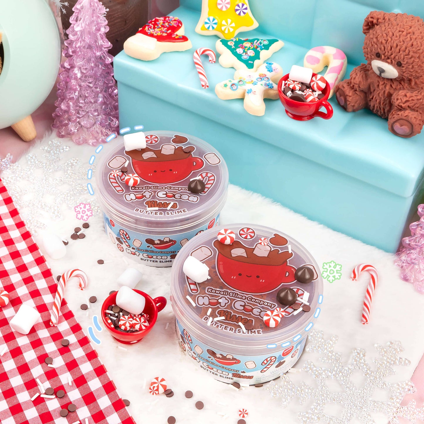 Hot Cocoa Kisses Slime