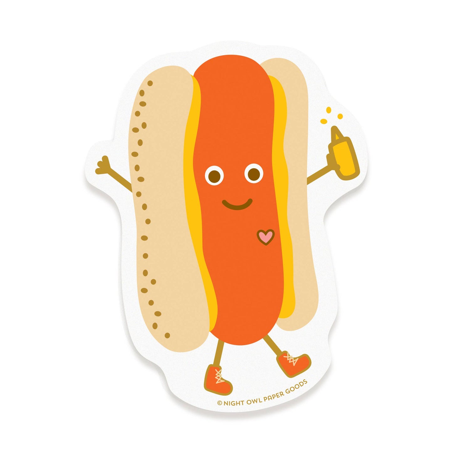 Hot Dog Sticker
