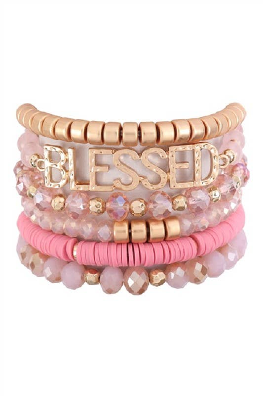LR BLESSED CHARM BEADED BRACELET