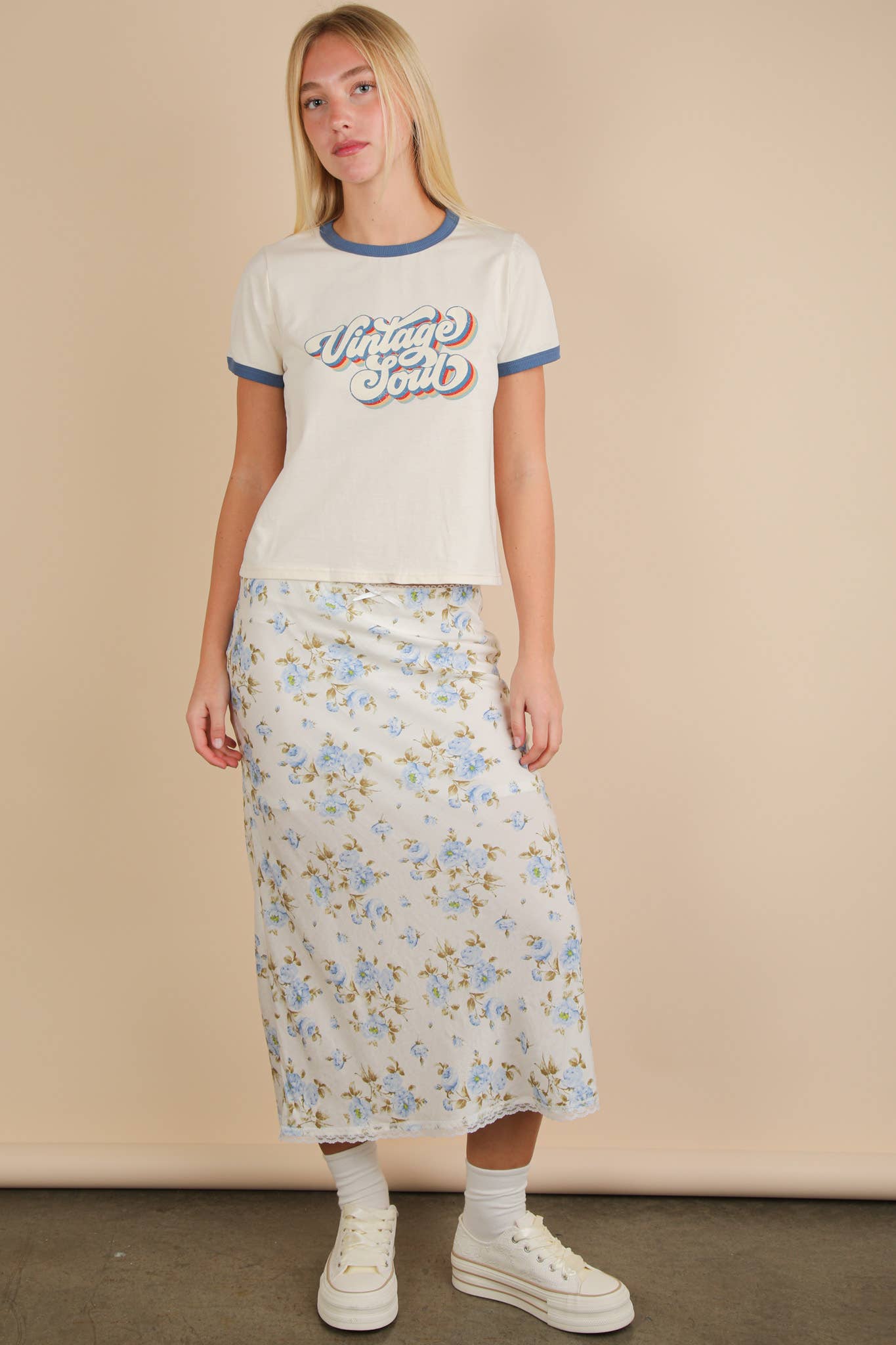 Vintage Soul Ringer Adult Tee
