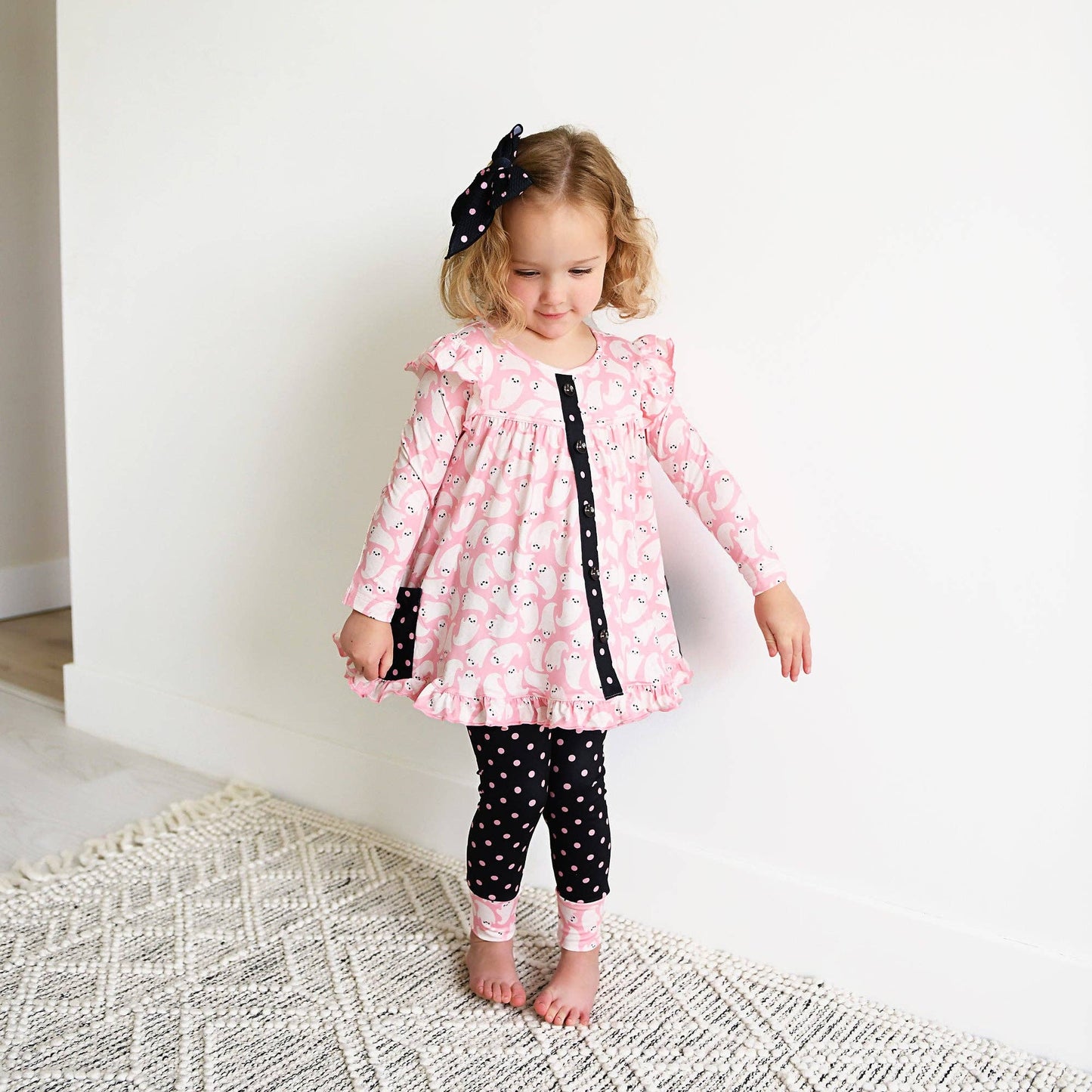 Glinda Ghosts & Raya Dot Peplum Set
