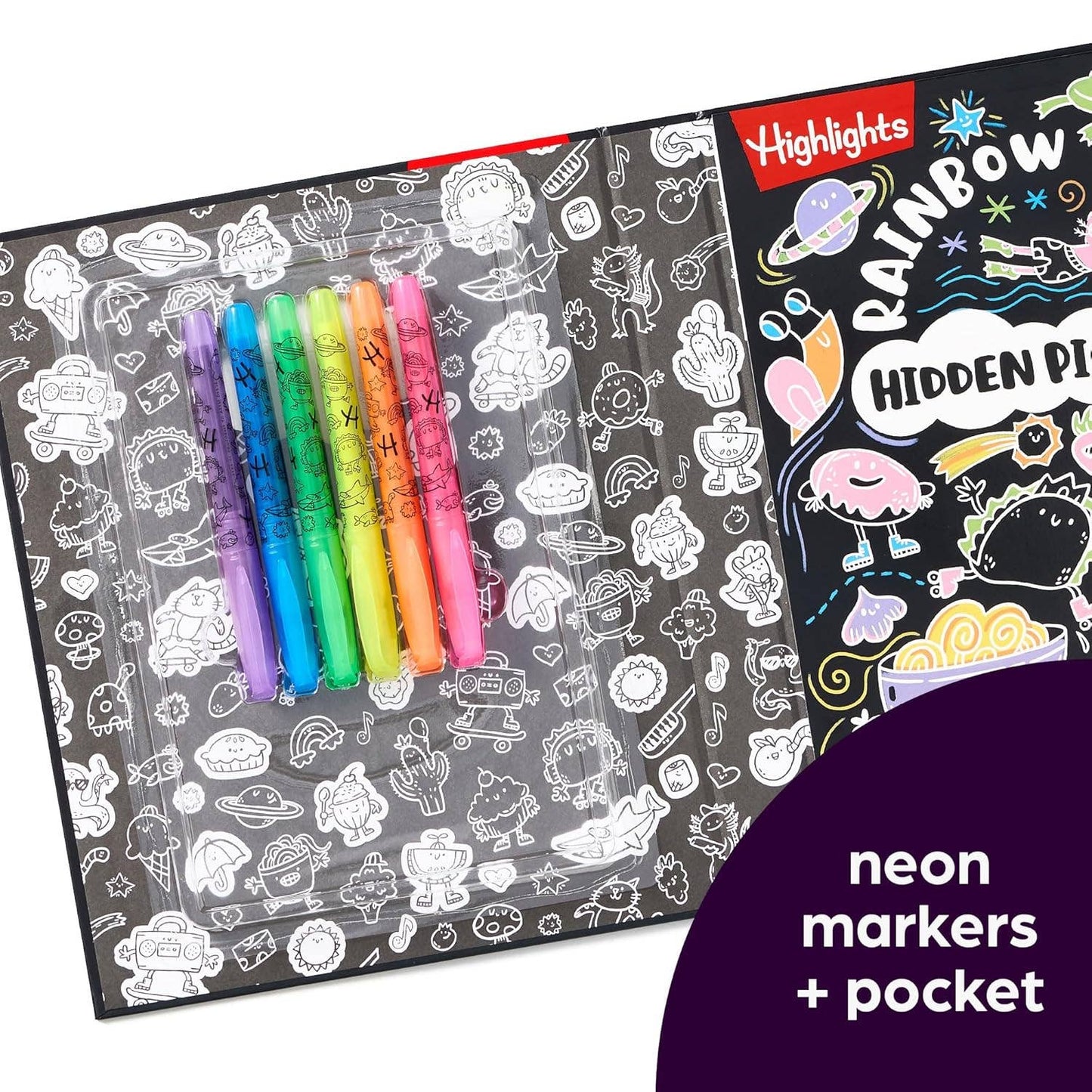 Rainbow Neon Hidden Pictures