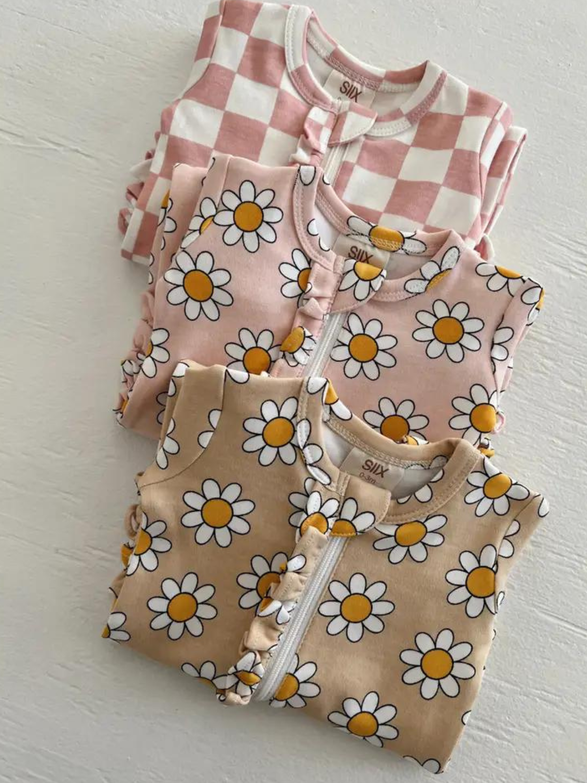 Strawberry Shortcake Checkerboard Frill Zip Footie