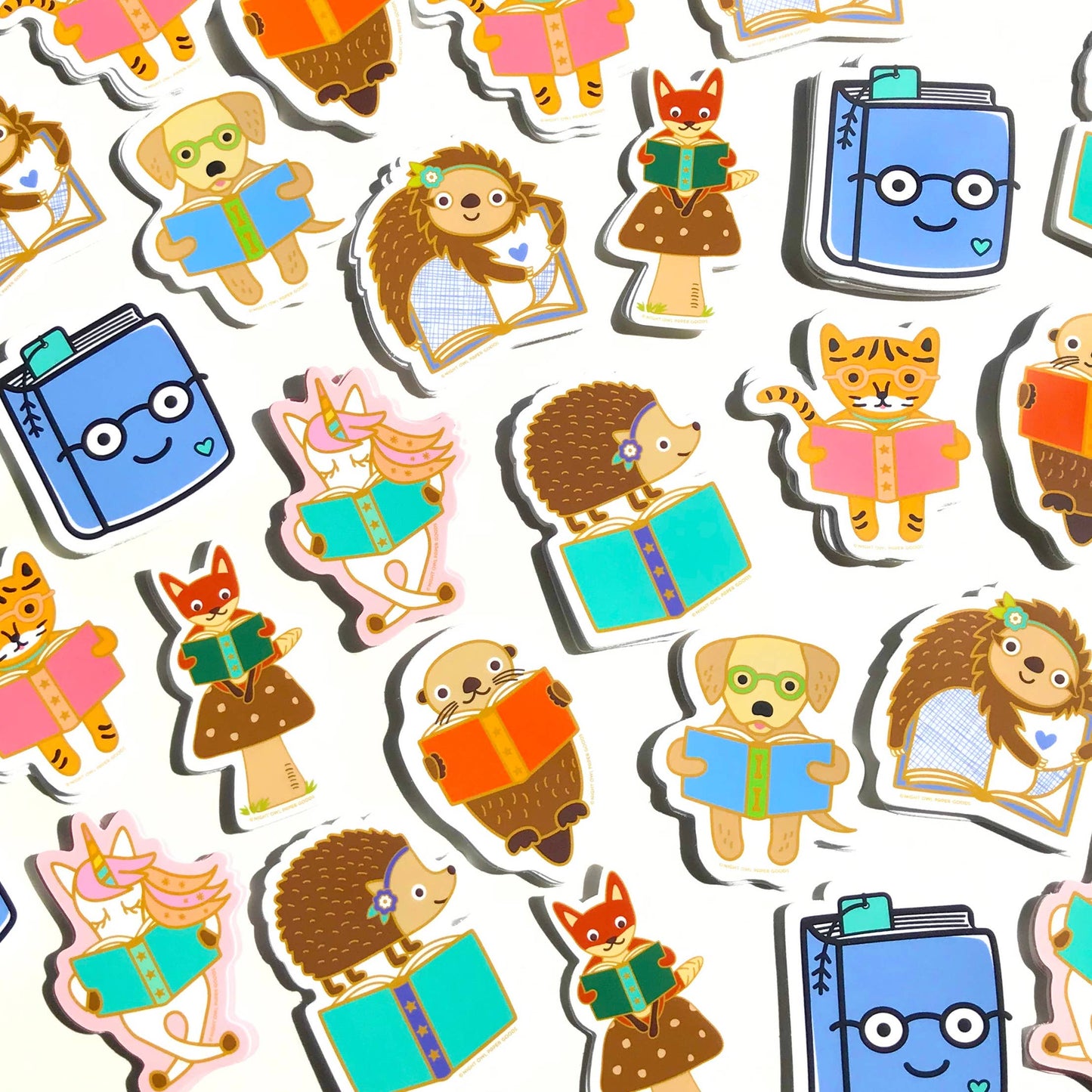 Reading Retriever Sticker