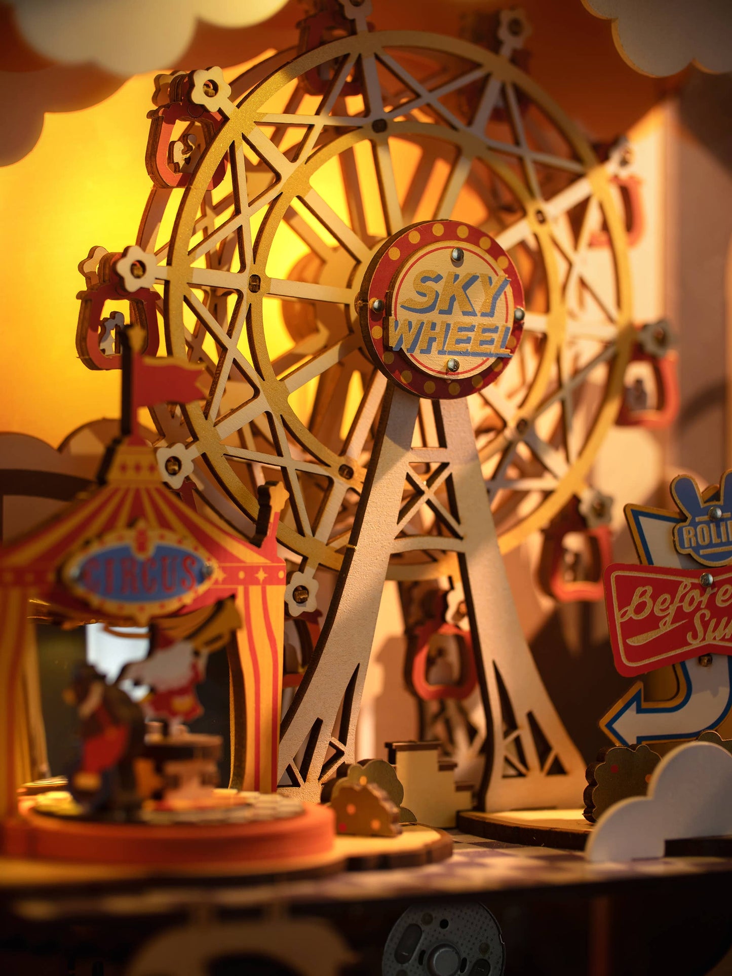 Sunset Carnival DIY Mechanical Music Box
