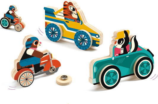 Clipacar Snapping Wheels Skill Boards