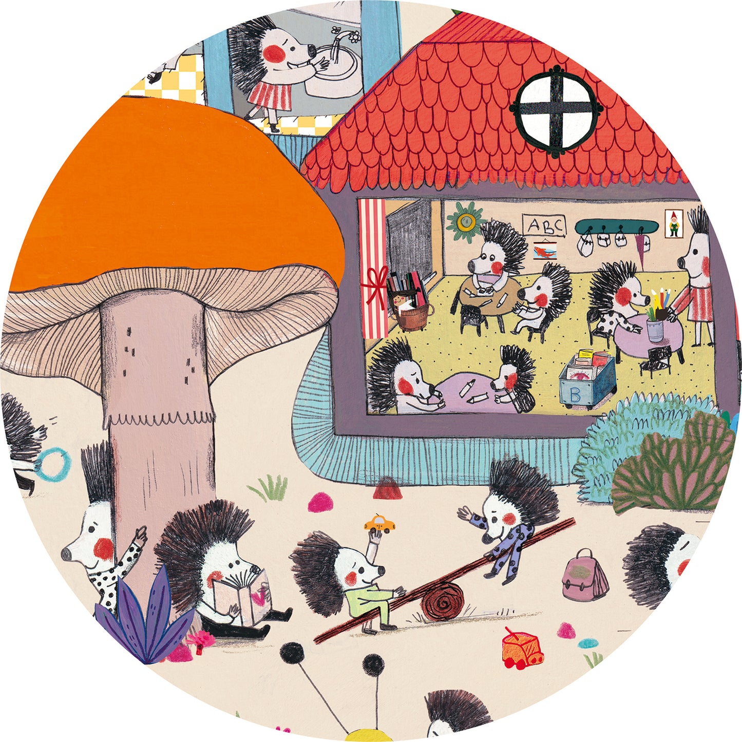 Hedgehog School Puzzle