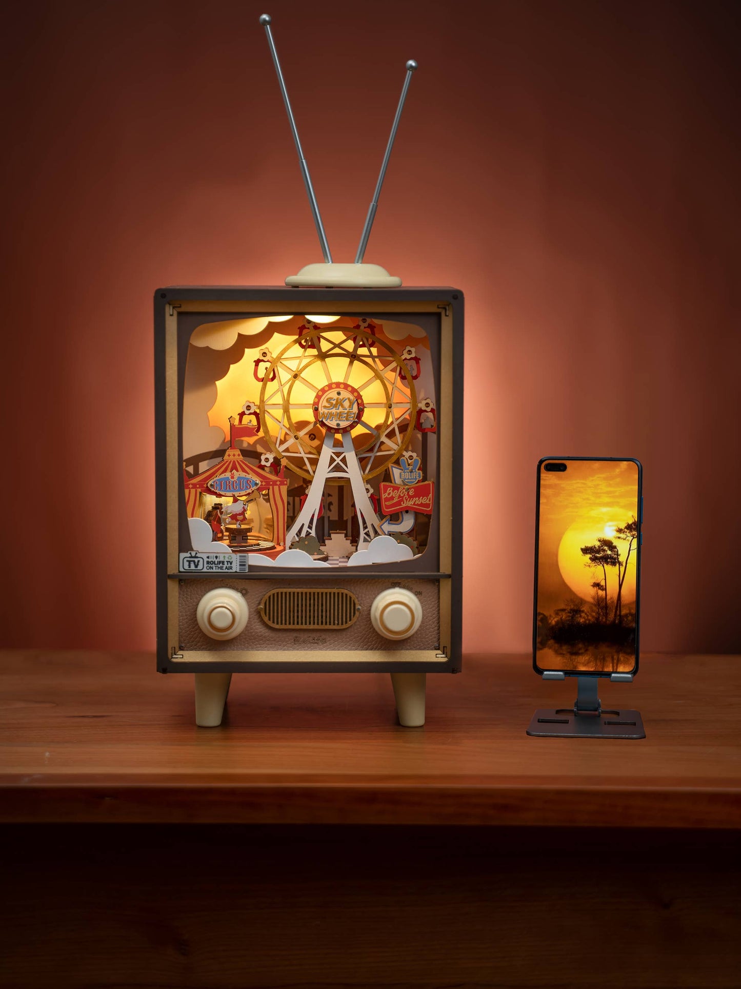 Sunset Carnival DIY Mechanical Music Box