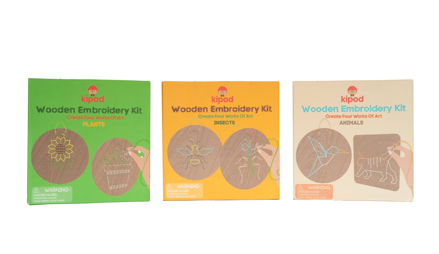 Plants Wooden Embroidery Kit