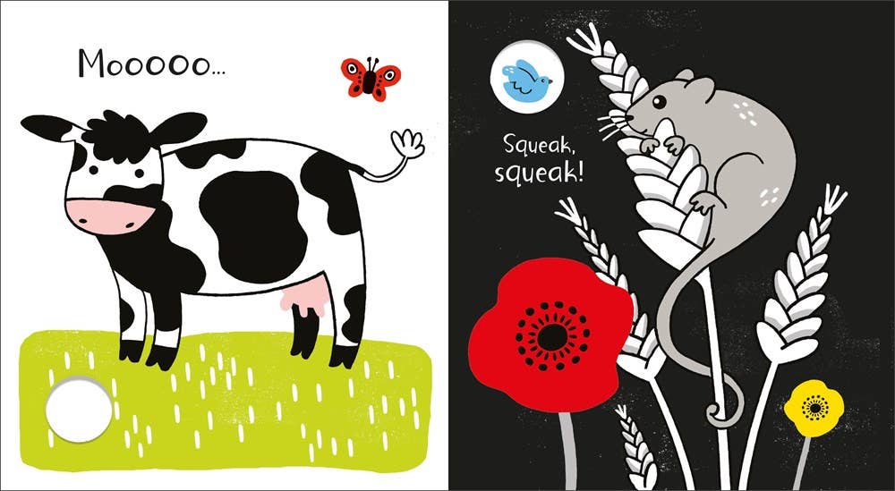 Farm Baby's Black And White Books