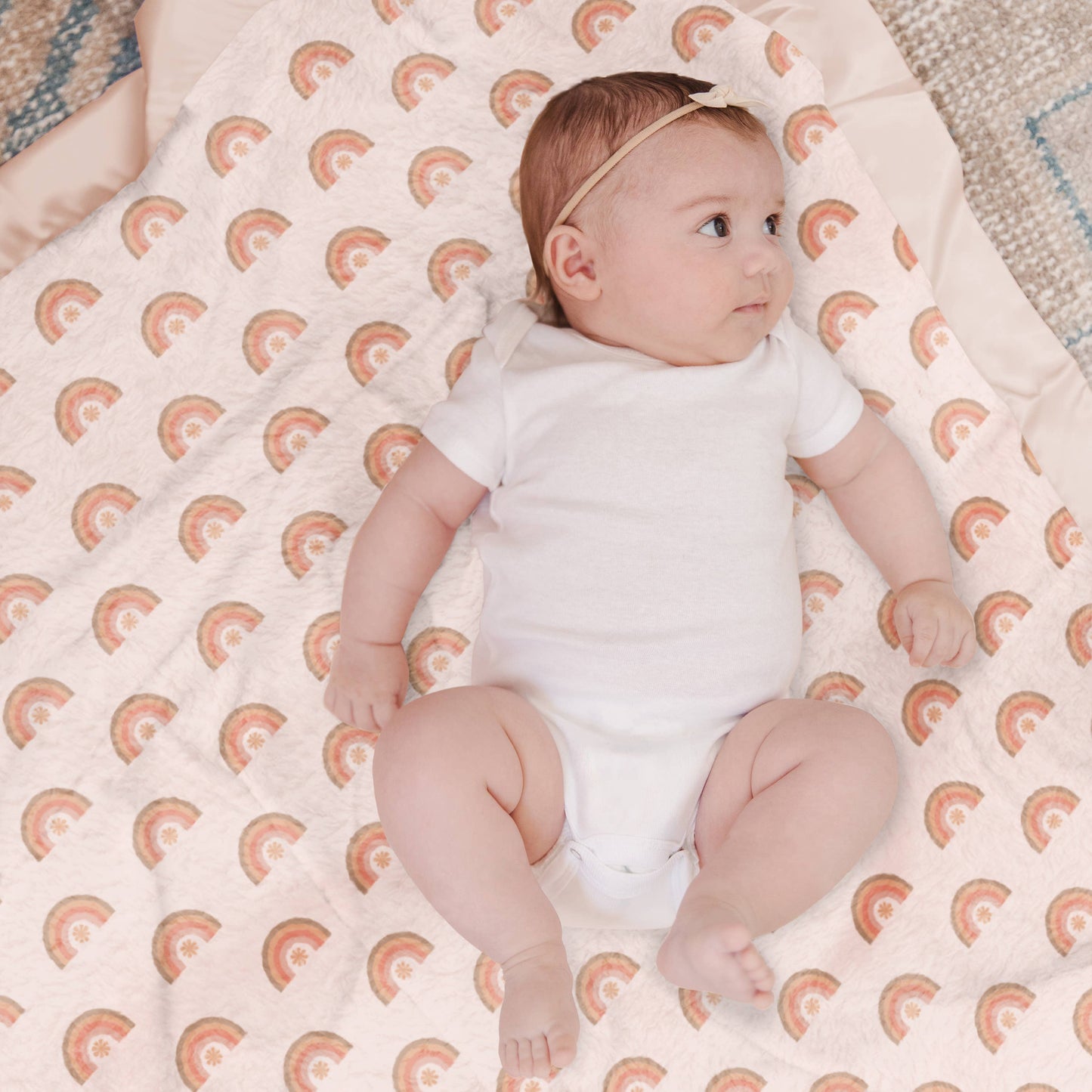 Be Kind Rainbows Reversible Blanket