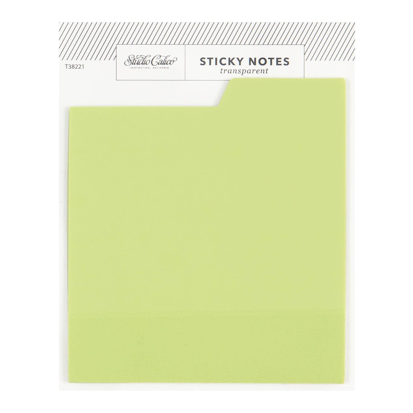 Greene - Tabbed Transparent Sticky Notes