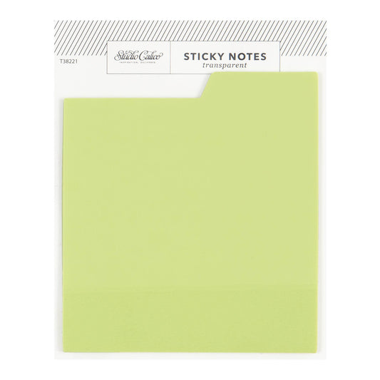Greene - Tabbed Transparent Sticky Notes