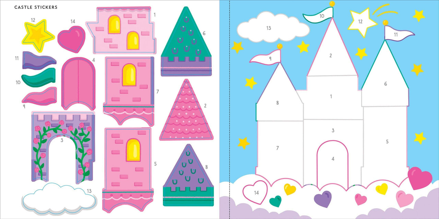 Unicorns & More First Color by Sticker Book