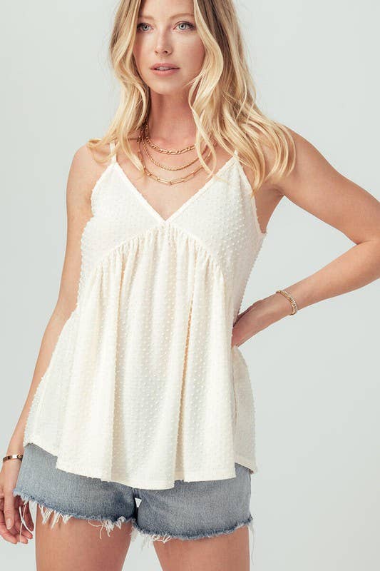 Swiss Dot Babydoll Cami
