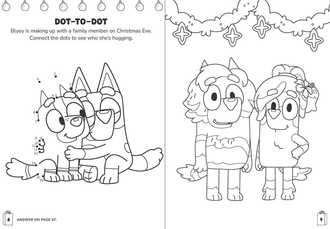 Hooray Christmas! Bluey Colortivity