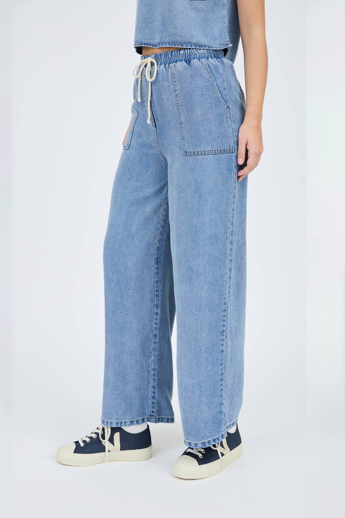 CHAMBRAY PANTS