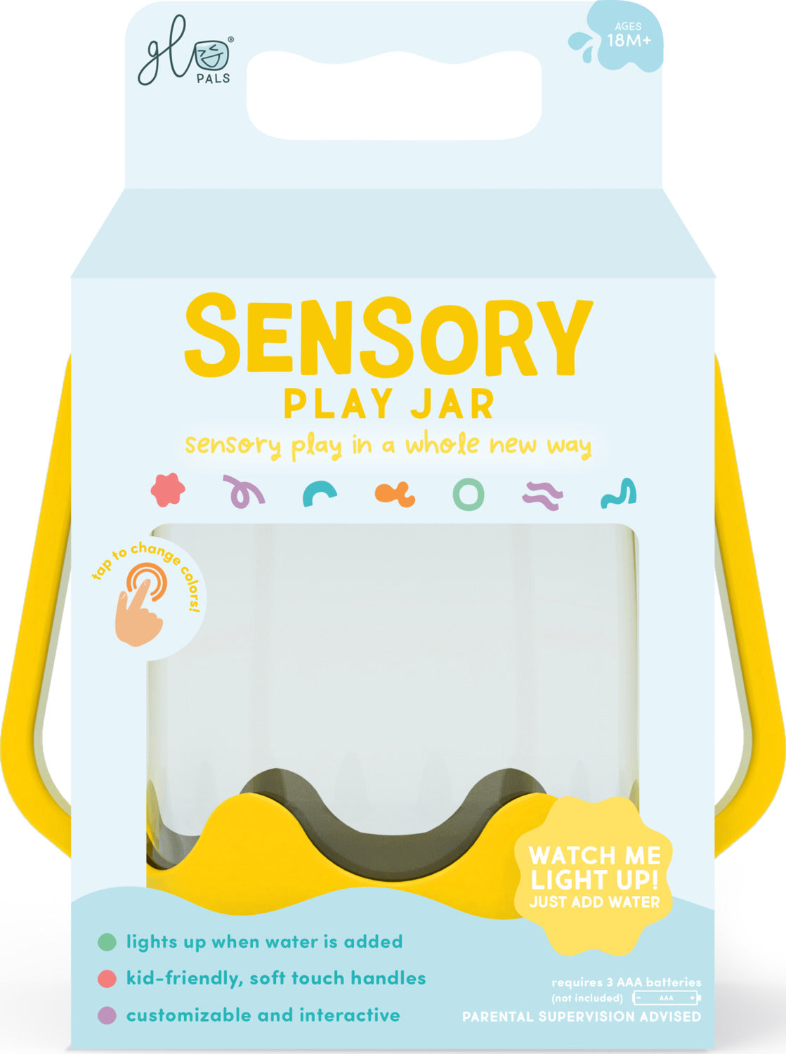 Yellow Sensory Play Jar