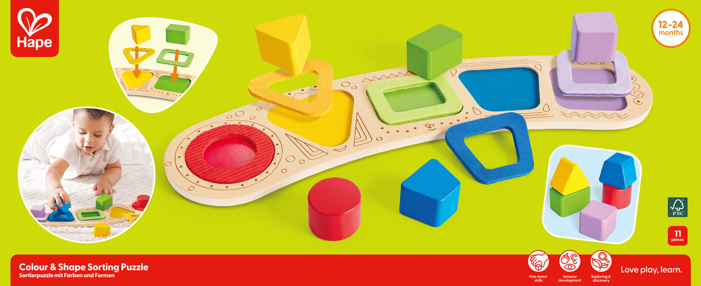 Colour & Shape Sorting Puzzle