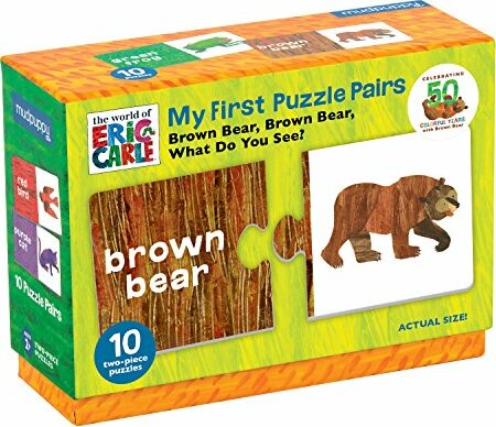 My First Puzzle Pairs: The World Of Eric Carle(TM) Brown Bear, Brown Bear, What Do You See?