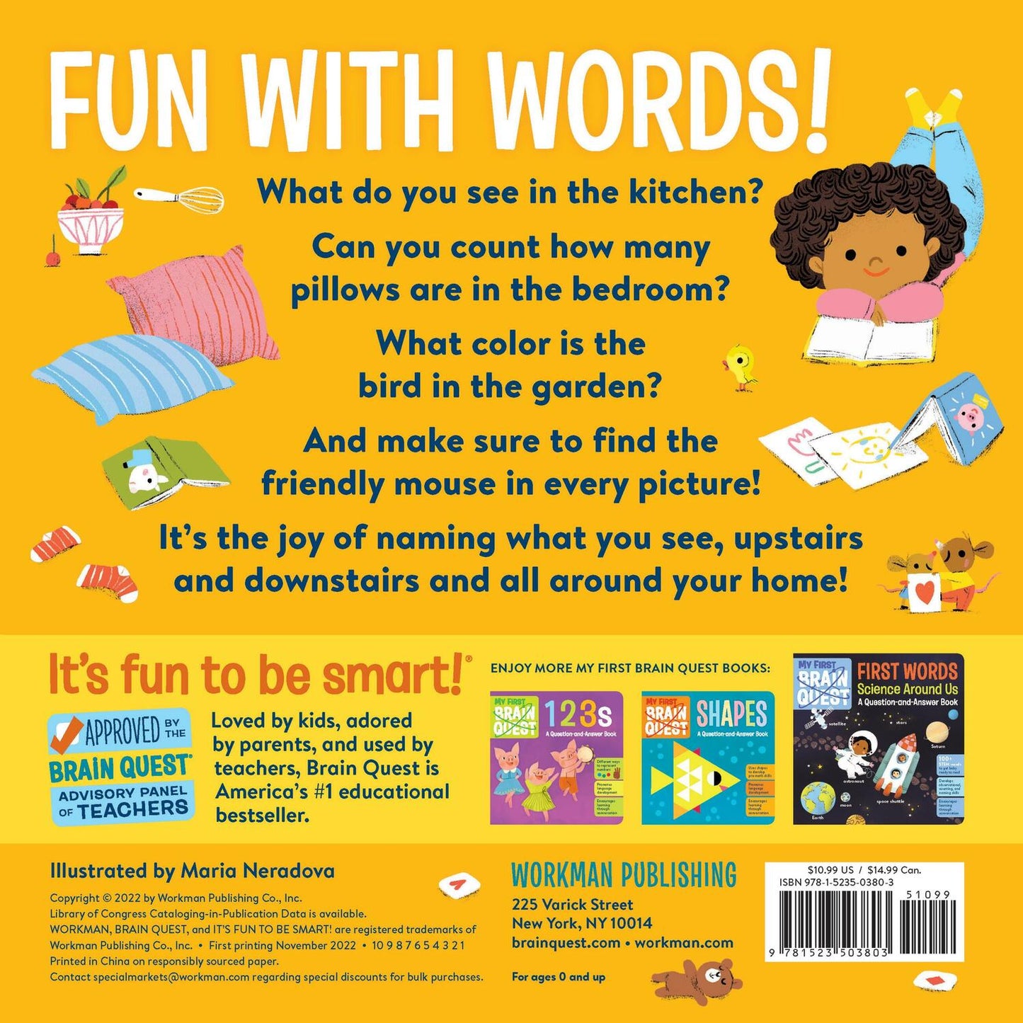 My First Brain Quest First Words: Around the Home: A Question-and-Answer Book