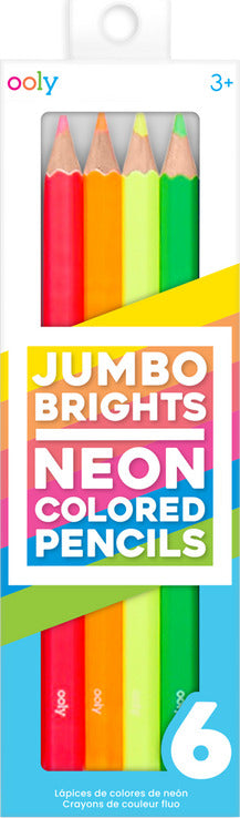 Jumbo Brights Neon Colored Pencils