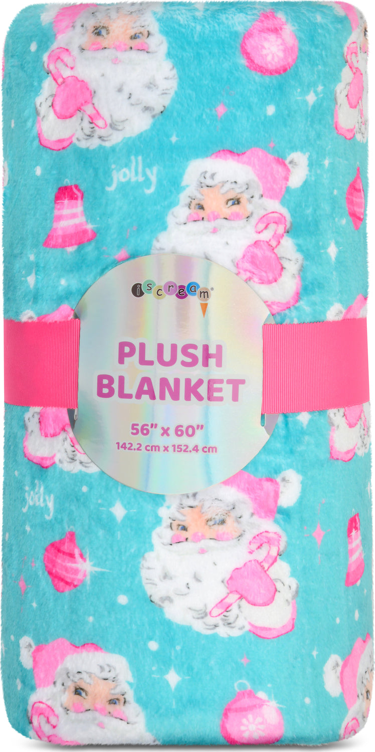 Ol Saint Nick Plush Blanket