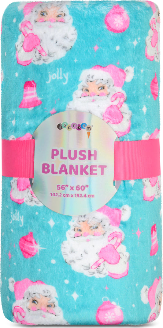 Ol Saint Nick Plush Blanket