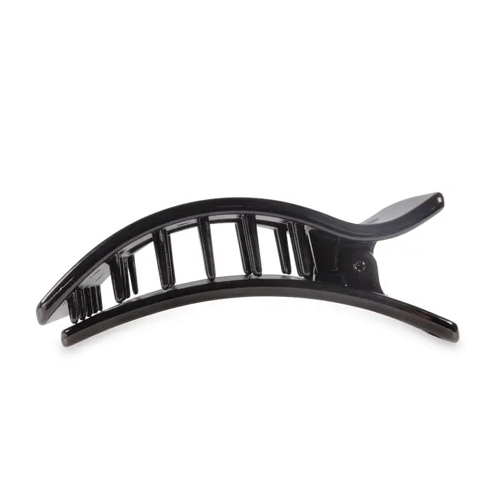 Square Flat Hair Clip | Small | Jet Black