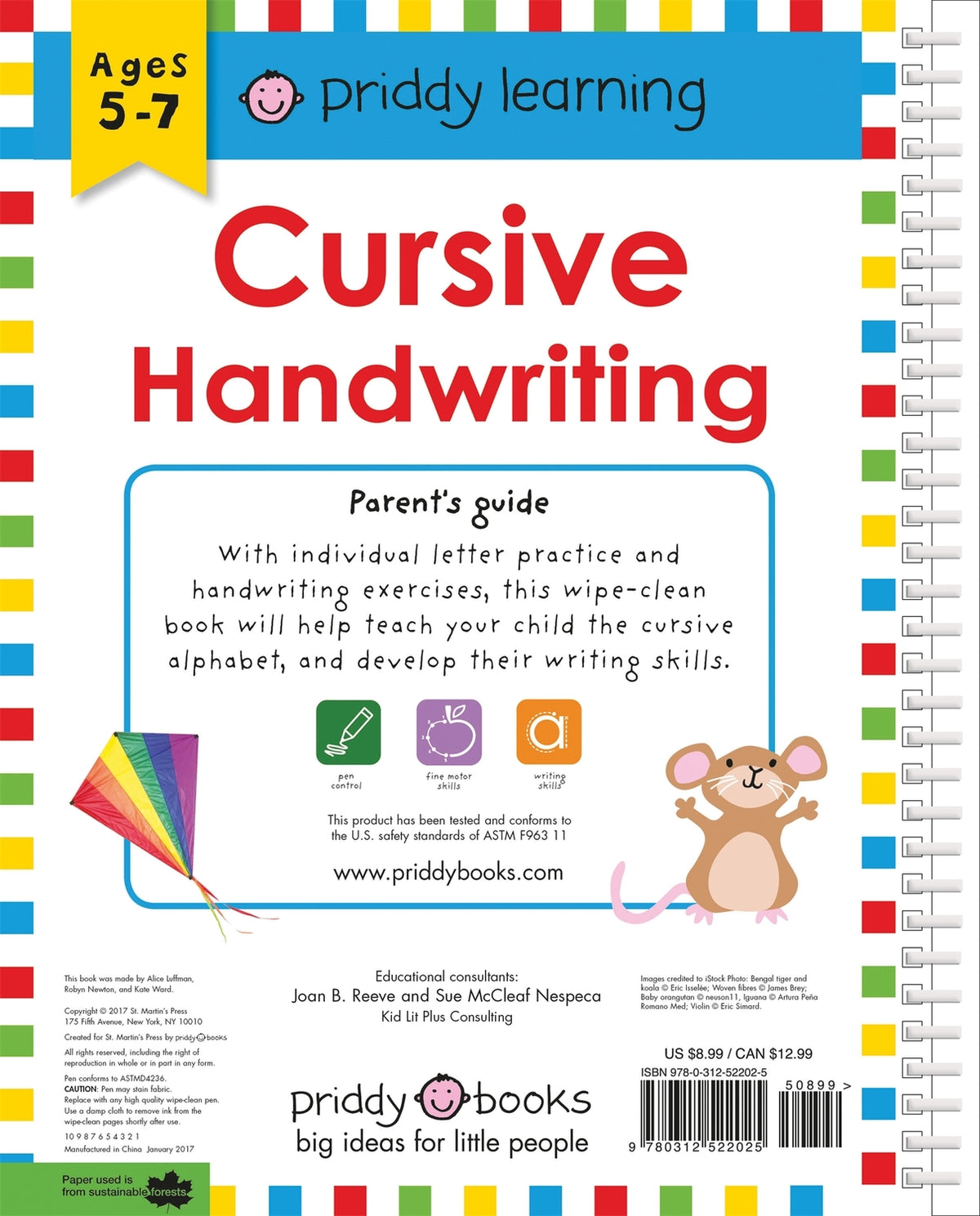 Wipe Clean Workbook: Cursive Handwriting: Ages 5-7; wipe-clean with pen
