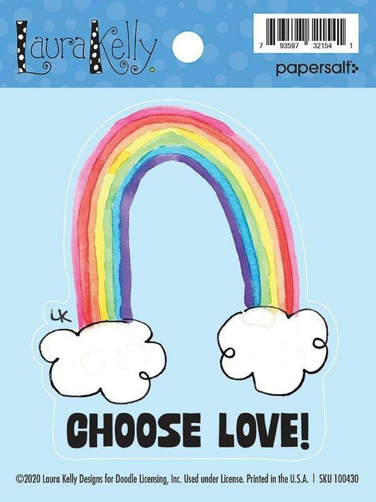 Choose Love Rainbow Sticker