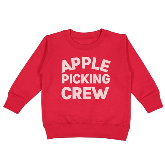 Red Apple Picking Crew Sweatshirt