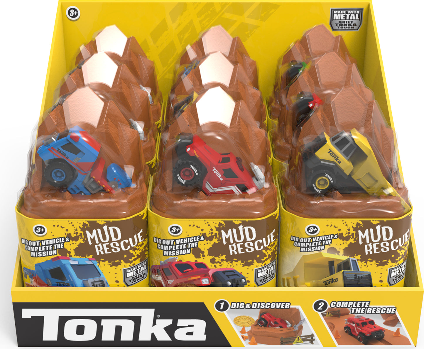 Tonka Mud Rescue Mini Metal Movers (assorted)