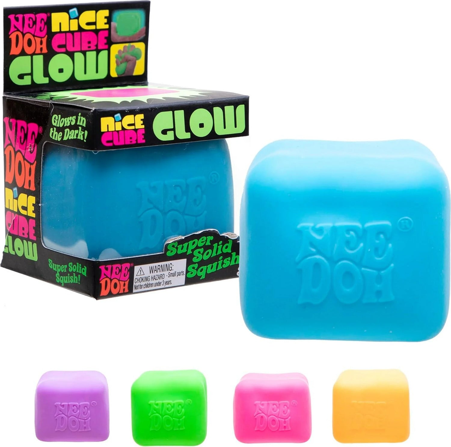 NeeDoh Glow Nice Cube (assorted)