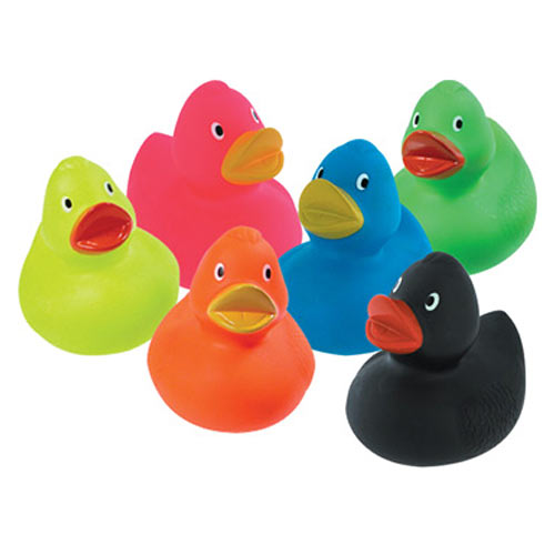 Multi Colors Rubber Duckies