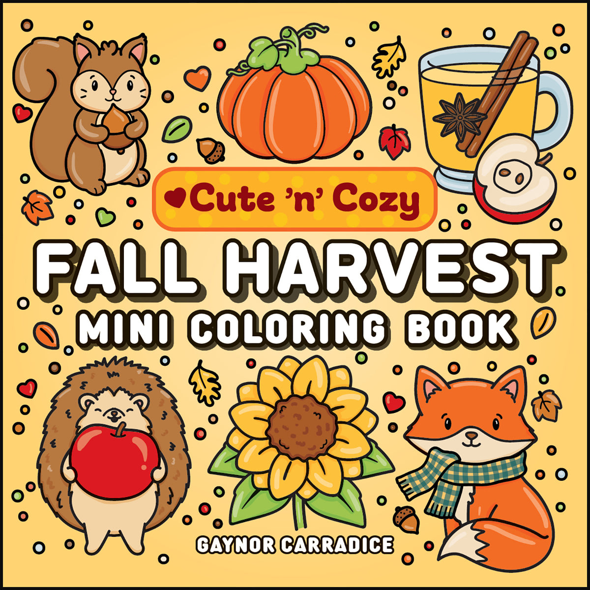 Fall Harvest Mini Coloring Book
